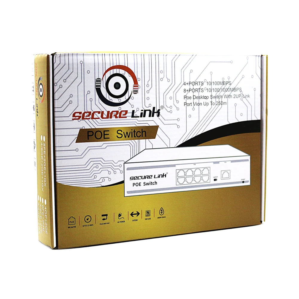 Securelink Poe Switch 16 Port (16 GE + 4 GE + 2 SFP Port) DS1606A-G6
